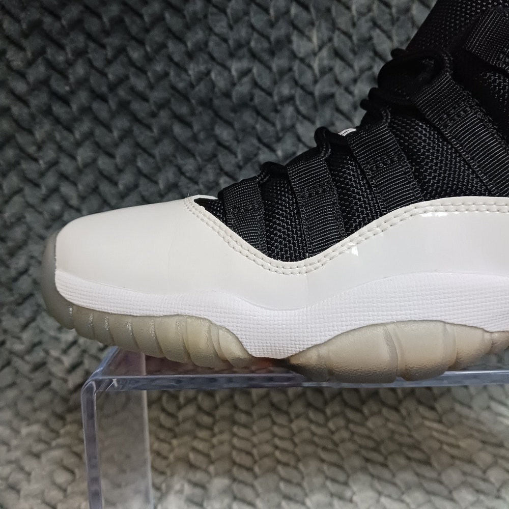 Air Jordan 11 Retro Low GS Basketball Sneakers Shoes White Black Size 5Y - Picture 14 of 16